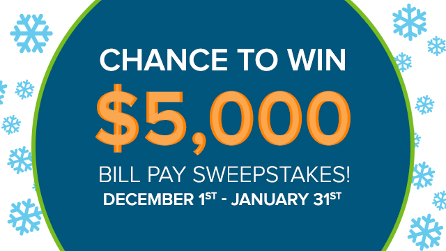 Image: Bill Pay Sweepstakes